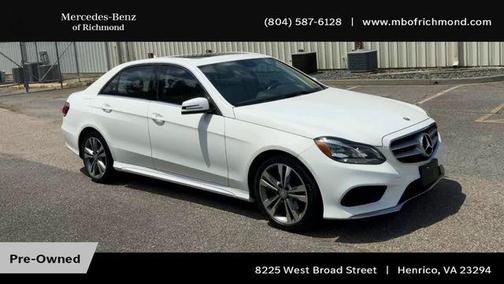 Polar White 2016 Mercedes-Benz E-Class 4MATIC