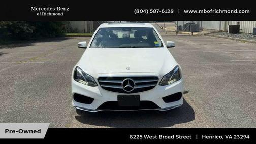 Polar White 2016 Mercedes-Benz E-Class 4MATIC