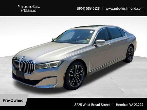 Cashmere Silver Metallic 2022 BMW 750 i xDrive