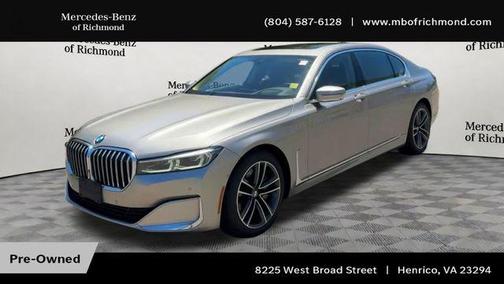 Cashmere Silver Metallic 2022 BMW 750 i xDrive