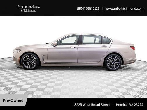Cashmere Silver Metallic 2022 BMW 750 i xDrive