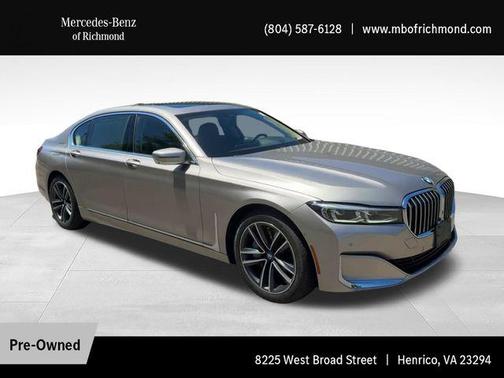 Cashmere Silver Metallic 2022 BMW 750 i xDrive