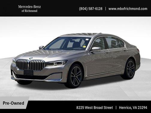 Cashmere Silver Metallic 2022 BMW 750 i xDrive