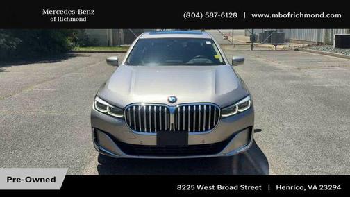 Cashmere Silver Metallic 2022 BMW 750 i xDrive