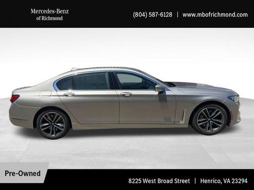 Cashmere Silver Metallic 2022 BMW 750 i xDrive