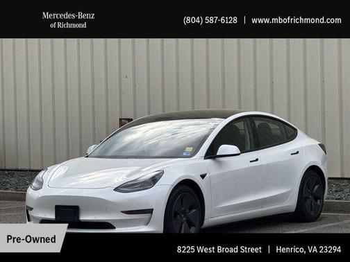 Pearl White Multi-Coat 2021 Tesla Model 3 Long Range