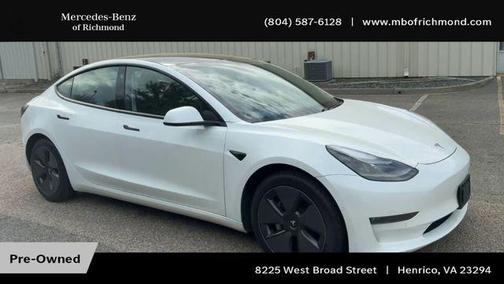 Pearl White Multi-Coat 2021 Tesla Model 3 Long Range