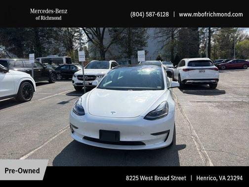 Pearl White Multi-Coat 2021 Tesla Model 3 Long Range