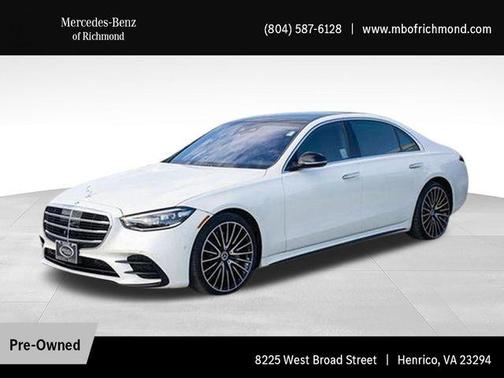 MANUFAKTUR Diamond White 2022 Mercedes-Benz S-Class 4MATIC