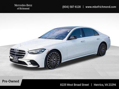 MANUFAKTUR Diamond White 2022 Mercedes-Benz S-Class 4MATIC