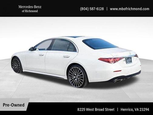 MANUFAKTUR Diamond White 2022 Mercedes-Benz S-Class 4MATIC