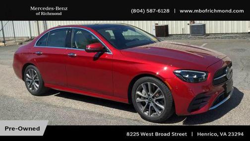 MANUFAKTUR Cardinal Red Metallic 2022 Mercedes-Benz E-Class 4MATIC