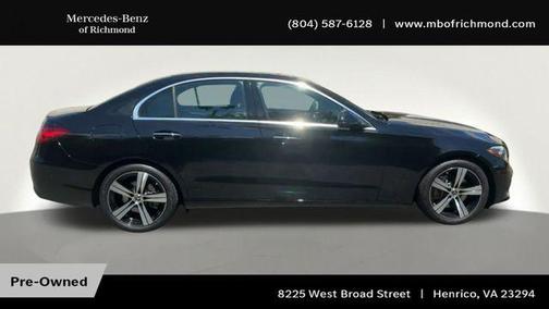 Black 2025 Mercedes-Benz C-Class