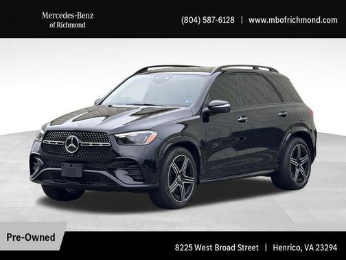 Black 2025 Mercedes-Benz GLE 450e 4MATIC