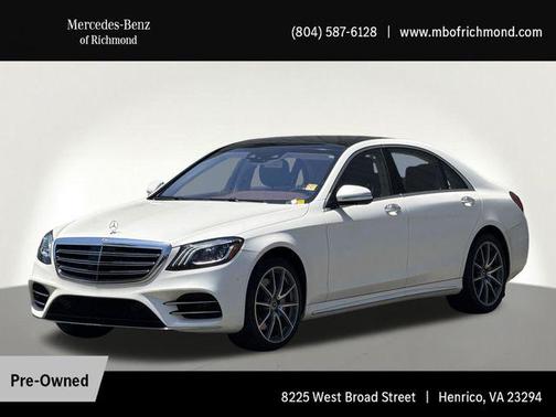 designo Manufaktur Cashmere White Magn 2019 Mercedes-Benz S-Class S 560
