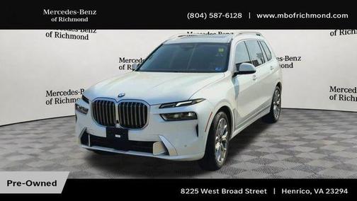 Mineral White Metallic 2025 BMW X7 xDrive40i