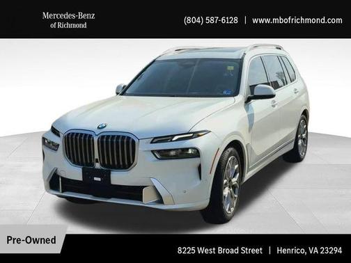 Mineral White Metallic 2025 BMW X7 xDrive40i