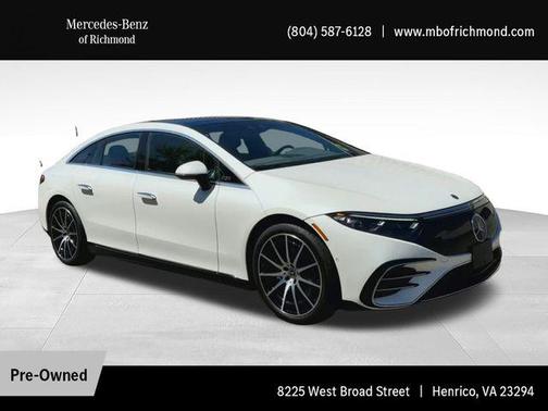 MANUFAKTUR Diamond White Metallic 2022 Mercedes-Benz EQS 580 4MATIC