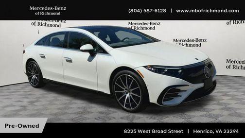 MANUFAKTUR Diamond White Metallic 2022 Mercedes-Benz EQS 580 4MATIC