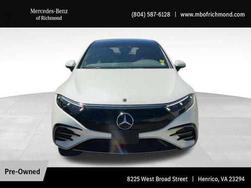 MANUFAKTUR Diamond White Metallic 2022 Mercedes-Benz EQS 580 4MATIC