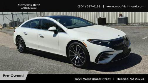 MANUFAKTUR Diamond White Metallic 2022 Mercedes-Benz EQS 580 4MATIC