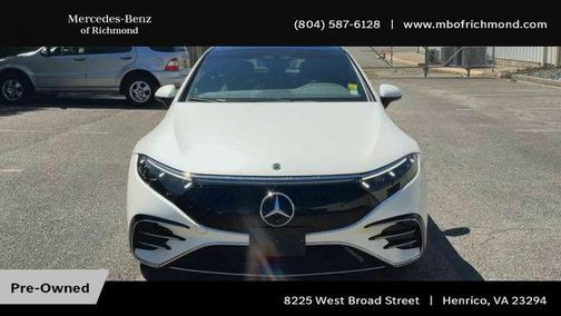 MANUFAKTUR Diamond White Metallic 2022 Mercedes-Benz EQS 580 4MATIC