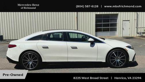 MANUFAKTUR Diamond White Metallic 2022 Mercedes-Benz EQS 580 4MATIC