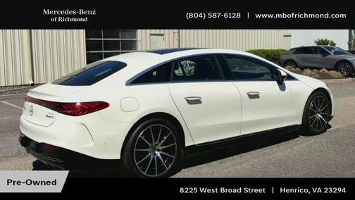 MANUFAKTUR Diamond White Metallic 2022 Mercedes-Benz EQS 580 4MATIC