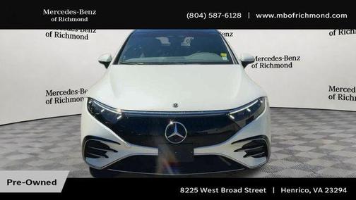 MANUFAKTUR Diamond White Metallic 2022 Mercedes-Benz EQS 580 4MATIC