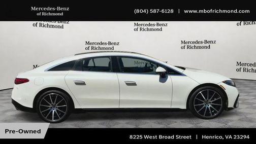 MANUFAKTUR Diamond White Metallic 2022 Mercedes-Benz EQS 580 4MATIC