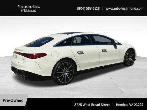 MANUFAKTUR Diamond White Metallic 2022 Mercedes-Benz EQS 580 4MATIC