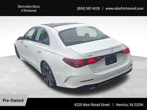 Polar White 2024 Mercedes-Benz E-Class E 350