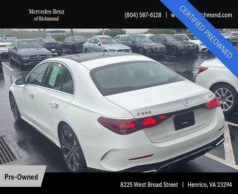 Polar White 2024 Mercedes-Benz E-Class E 350