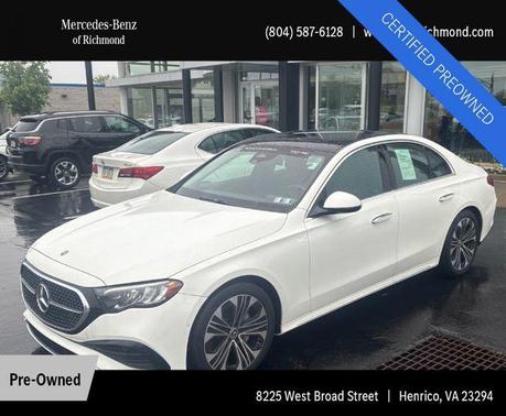 Polar White 2024 Mercedes-Benz E-Class E 350