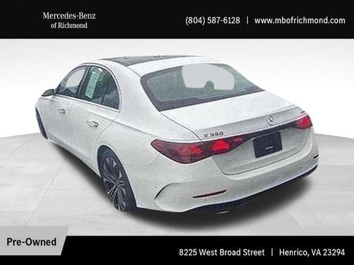 Polar White 2024 Mercedes-Benz E-Class E 350