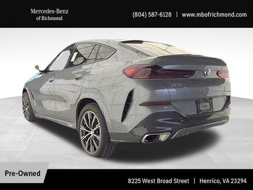 Gray Metallic 2025 BMW X6 xDrive40i