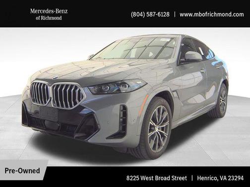 Gray Metallic 2025 BMW X6 xDrive40i