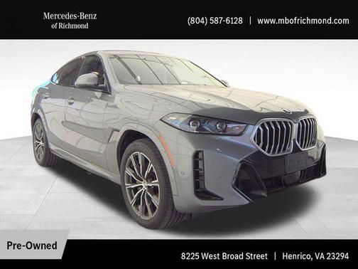 Gray Metallic 2025 BMW X6 xDrive40i