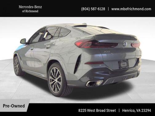 Gray Metallic 2025 BMW X6 xDrive40i