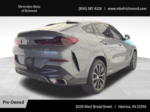 Gray Metallic 2025 BMW X6 xDrive40i