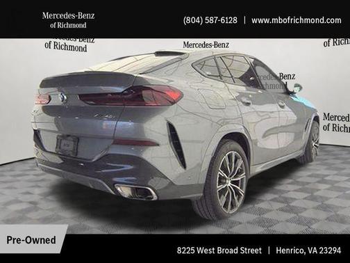 Gray Metallic 2025 BMW X6 xDrive40i