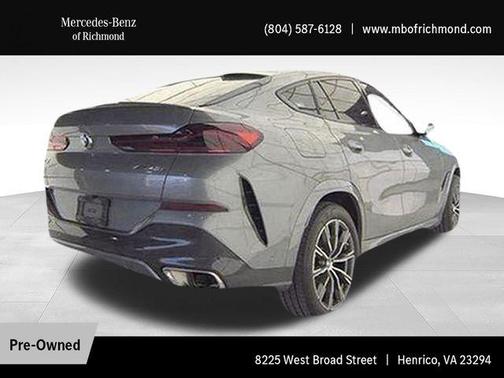 Gray Metallic 2025 BMW X6 xDrive40i