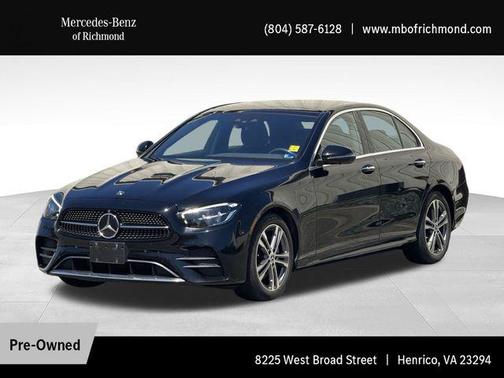 Black 2021 Mercedes-Benz E-Class 4MATIC
