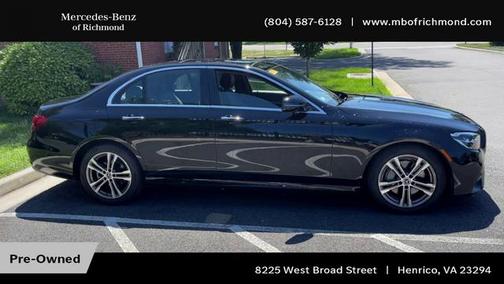 Black 2021 Mercedes-Benz E-Class 4MATIC