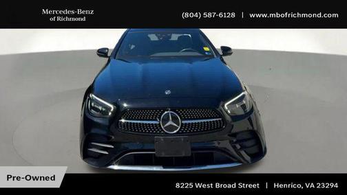 Black 2021 Mercedes-Benz E-Class 4MATIC