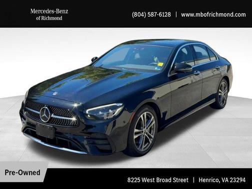 Black 2021 Mercedes-Benz E-Class 4MATIC