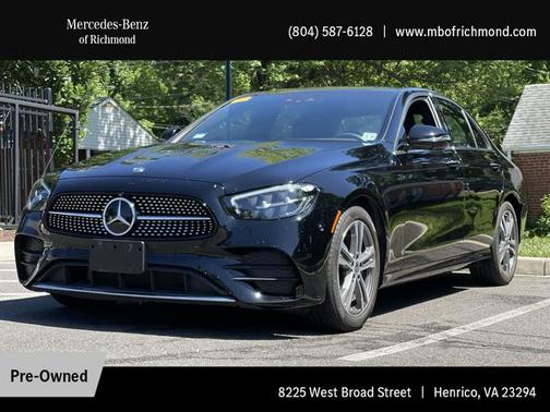 Black 2021 Mercedes-Benz E-Class 4MATIC