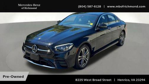 Black 2021 Mercedes-Benz E-Class 4MATIC