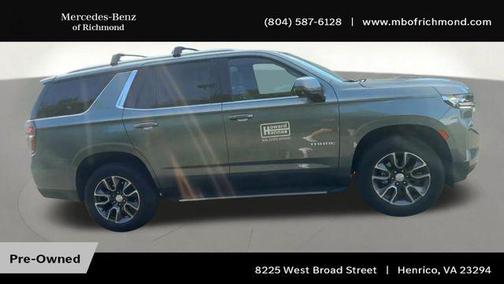 Silver Sage Metallic 2023 Chevrolet Tahoe LT
