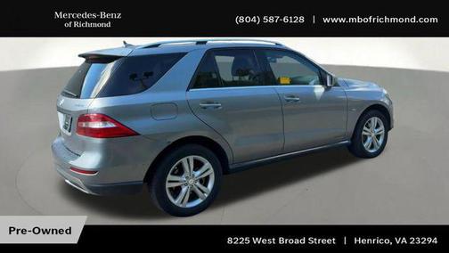 Palladium Silver 2012 Mercedes-Benz M-Class 4MATIC